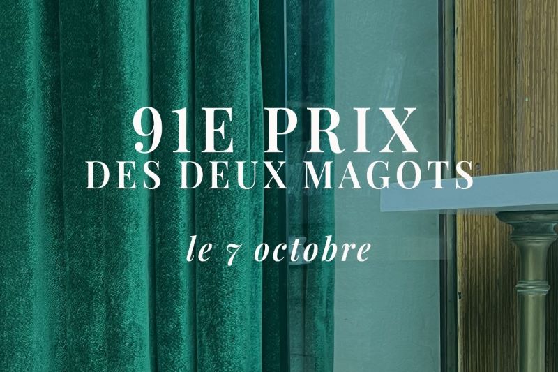 Le 91e Prix des Deux Magots, le 7 octobre 2024