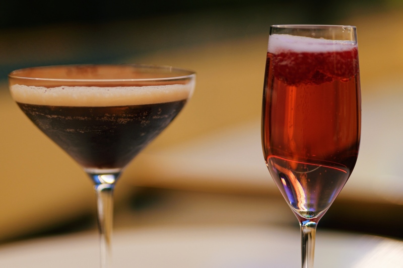Cocktails on the terrace